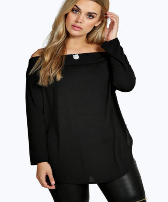 Boohoo - Leanne top bardot long