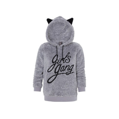 Undiz - Sweat peluche gris gangiz