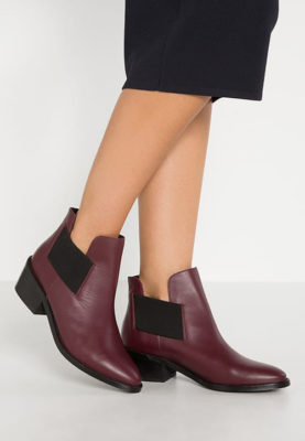 ZignBoots à talons - burgundy