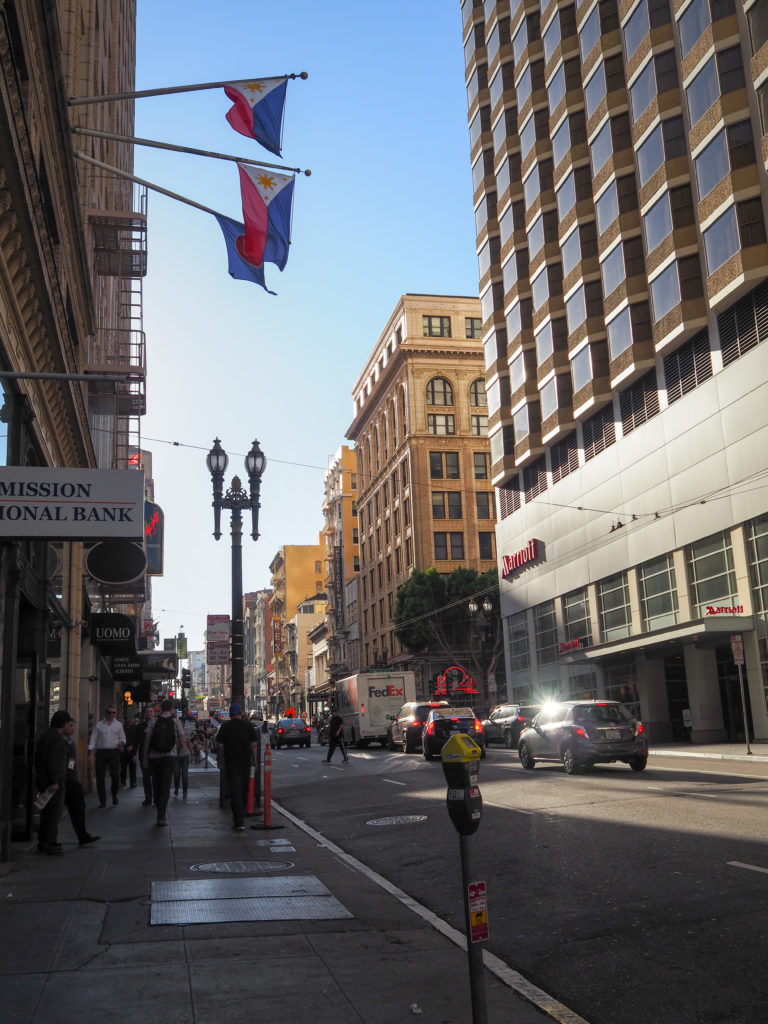 san francisco street with traffic