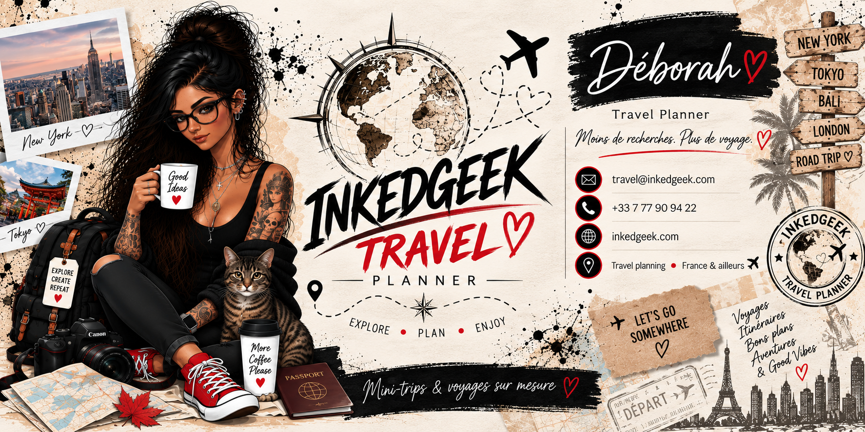InkedGeek Travel Planning
