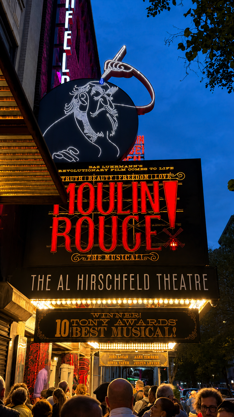 Moulin Rouge The Musical au Al Hirschfeld Theatre à Broadway New York