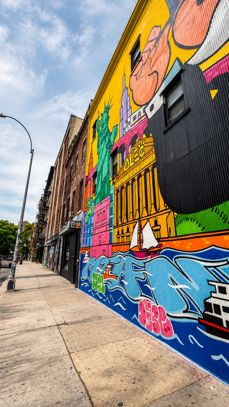 Street art dans les rues de SoHo à New York
