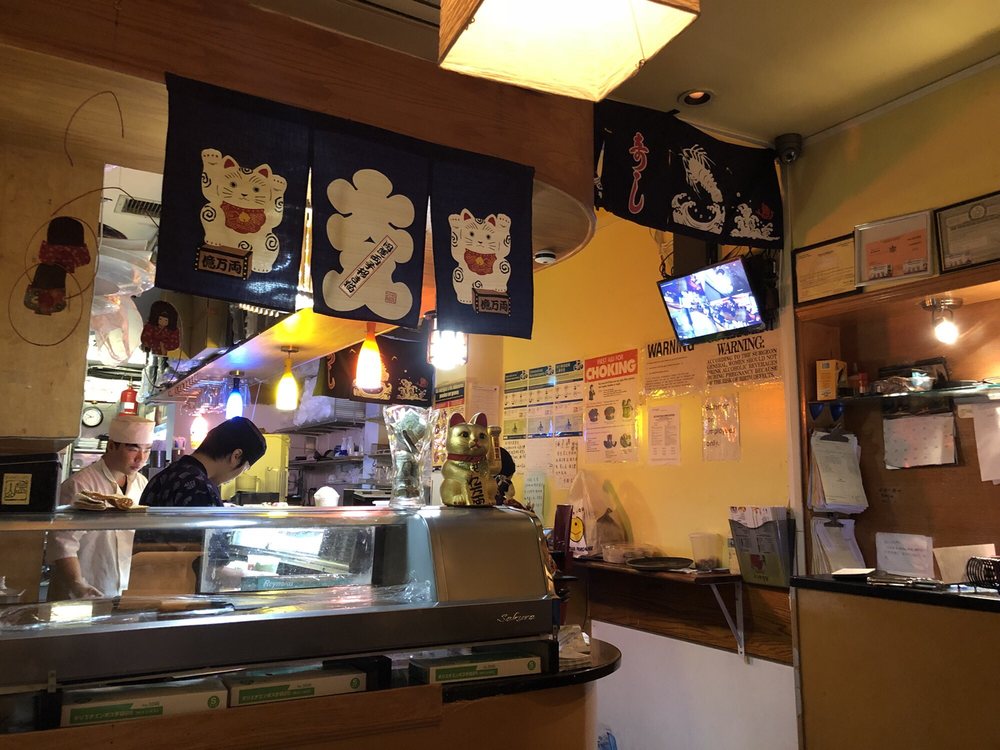 Intérieur du restaurant Abace Sushi à New York