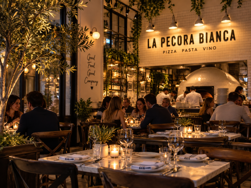 La Pecora Bianca à Bryant Park, restaurant italien à New York