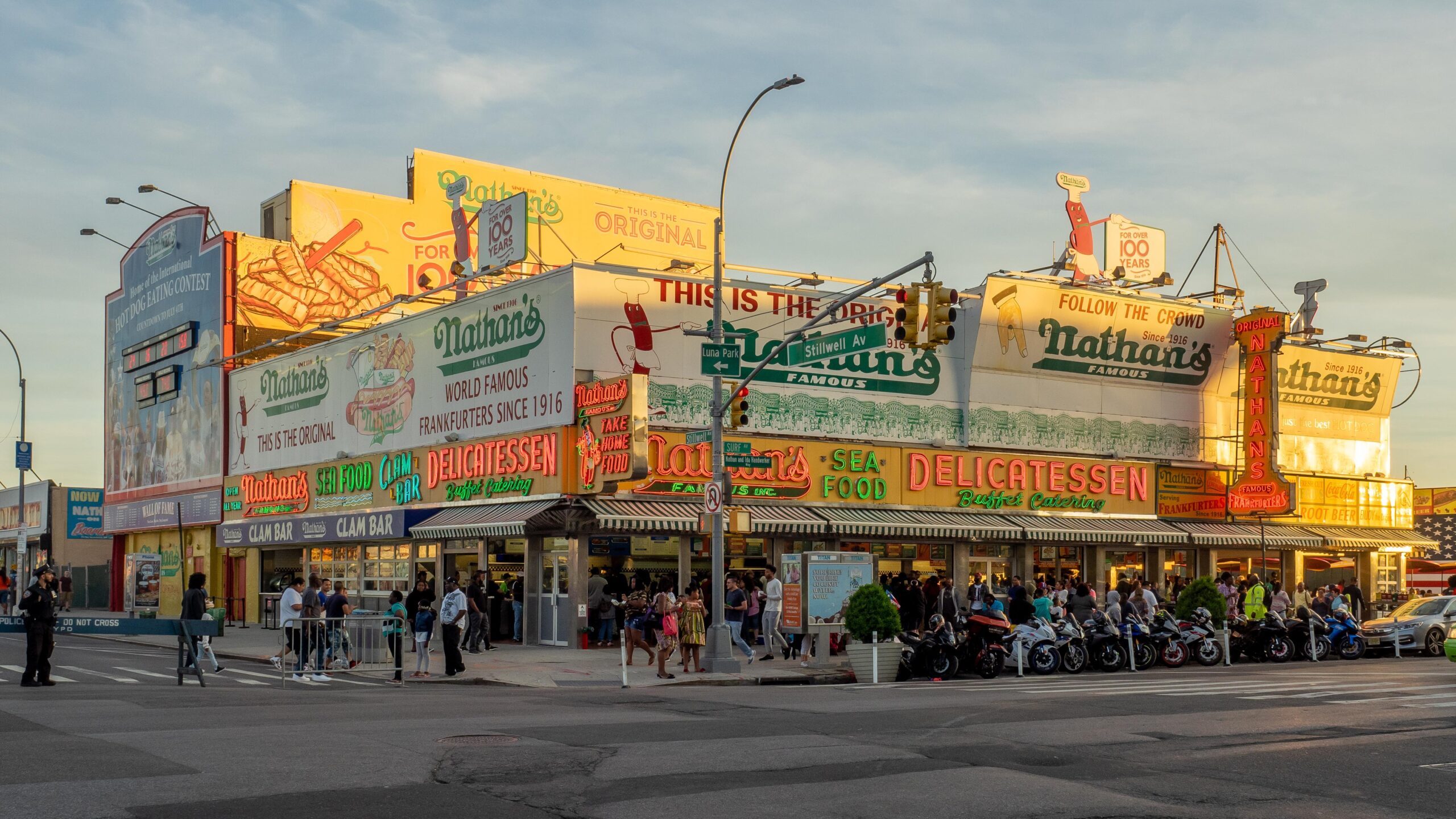 Nathan’s Famous à Coney Island à New York